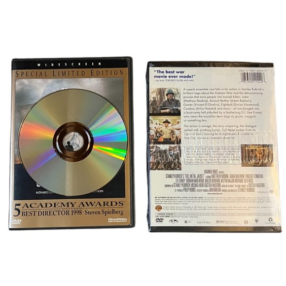 Saving Private Ryan (Spielberg) & NWT Full Metal Jacket (Kubrick) 2-DVD Bundle - Picture 4 of 6